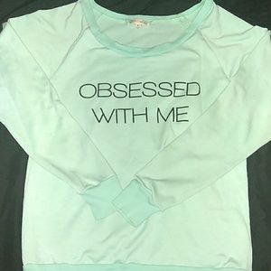 Small mint green long sleeve